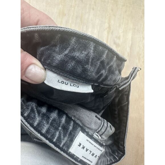 SLVRLAKE “Lou Lou” Women London Jeans High Rise Size 26 Gray Cotton Blend - Picture 4 of 6